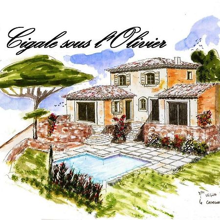 La Cigale Sous L'Olivier Bed and Breakfast Le Castellet  Buitenkant foto